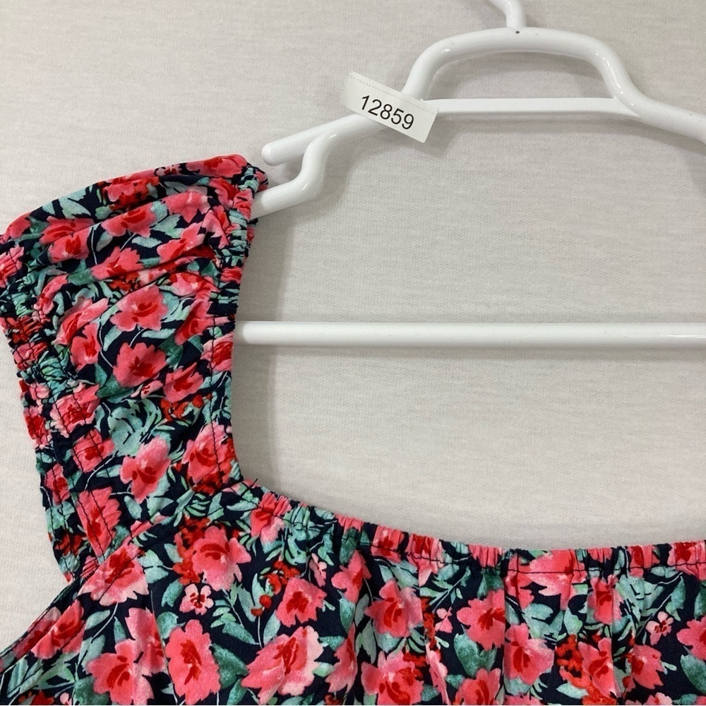 Old Navy Floral Round Neck Tie Front Summer Mini Dress size XXL - Picture 9 of 9
